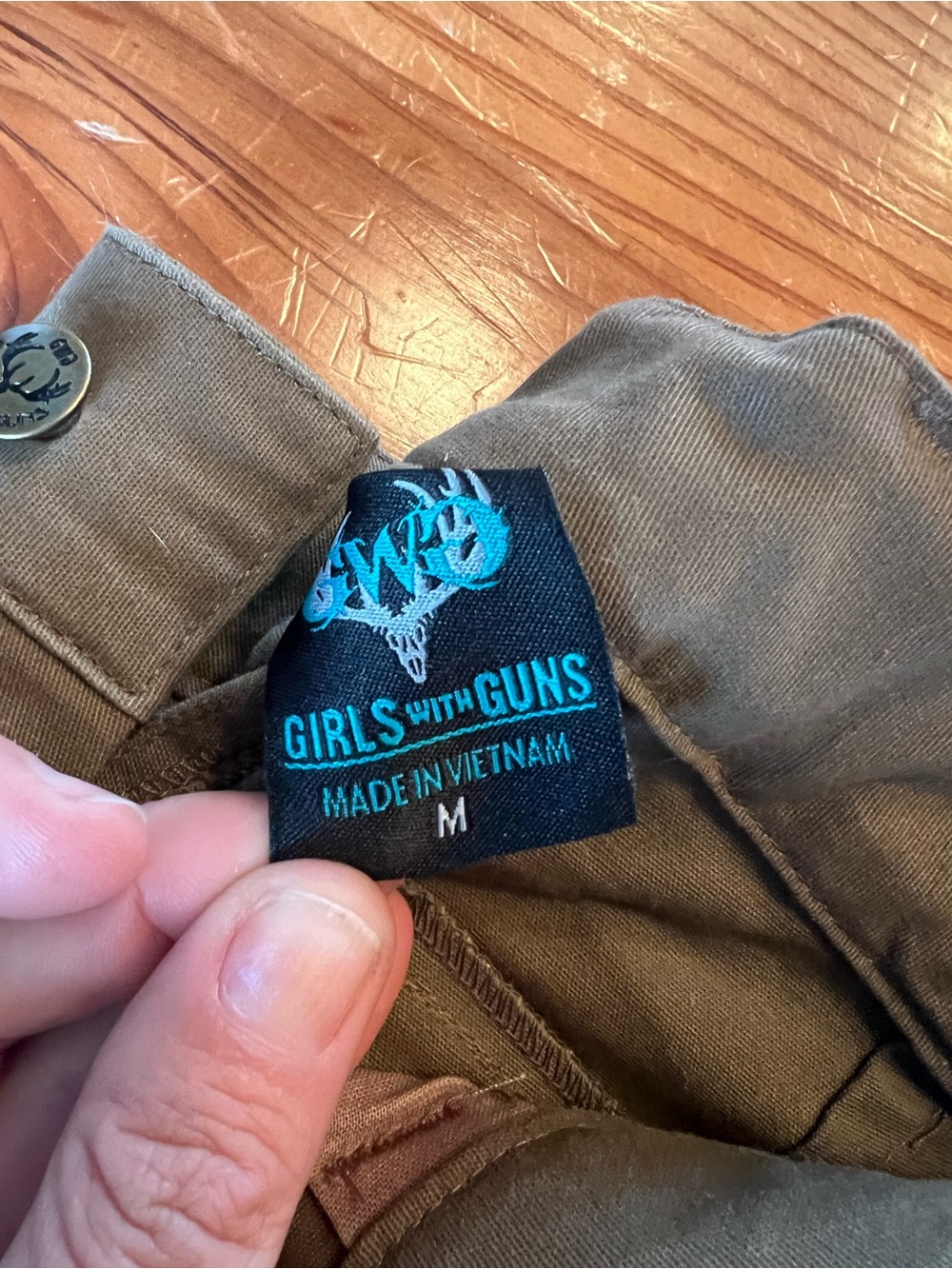 Women's Khaki Hunting Pants - M